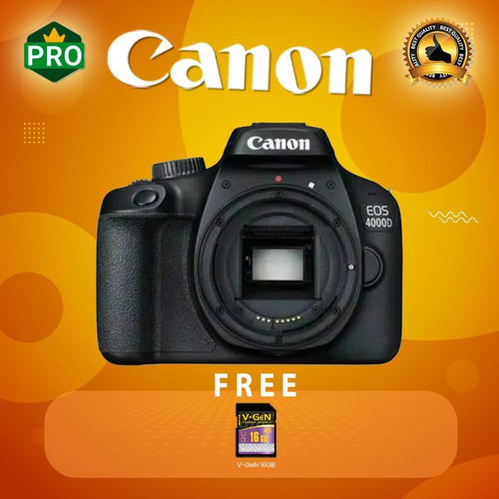 Canon Eos 4000D Body Terbaru 
