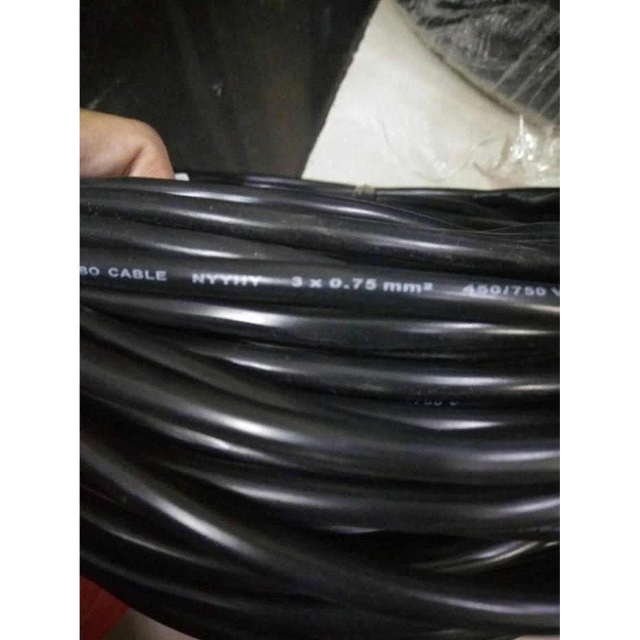 NEW Kabel serabut NYYHY 3 x 0,75 mm