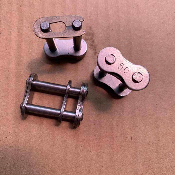 Connecting link Rs 50-2, CL RS 50-2, sambungan rantai double rs 50-2