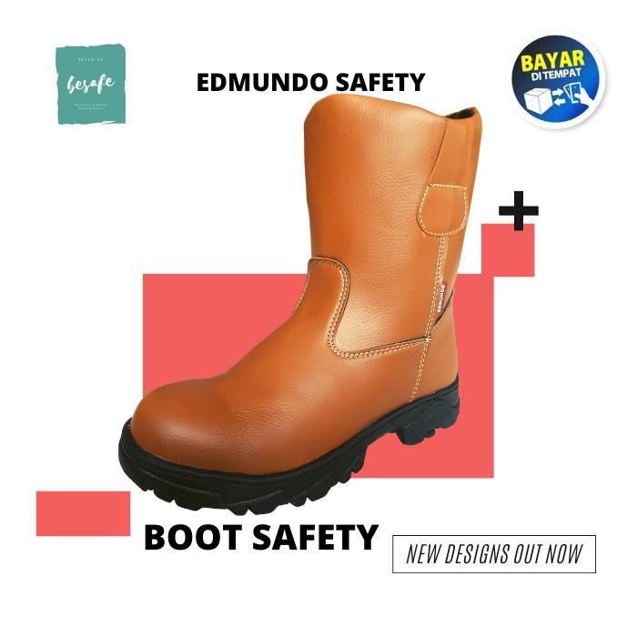 Sepatu Safety Boot Edmundo Safety Berkualitas terjangkau
