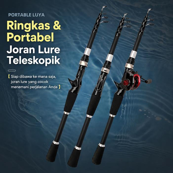 ORI FW Casting Fishing Rod Spinning Rod Joran Pancing 160-240cm Micro-jigging Rod Telescopic Fishing