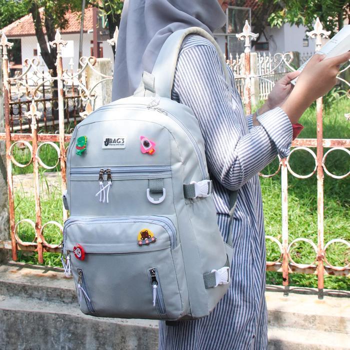 Premium Jj Bags Ransel Wanita Perempuan Remaja Dewasa Terbaru Populer Viral Tas Sekolah Cewek