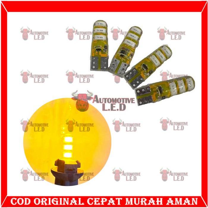 COD ORIGINAL LAMPU LED T10 JELLY FLASH T10 JELLY KEDIP LAMPU MOTOR DC I T10 Lampu Led Jelly 5630 I