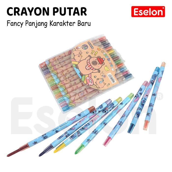 SALE Crayon putar PANJANG / Rolling Crayon / crayon putar