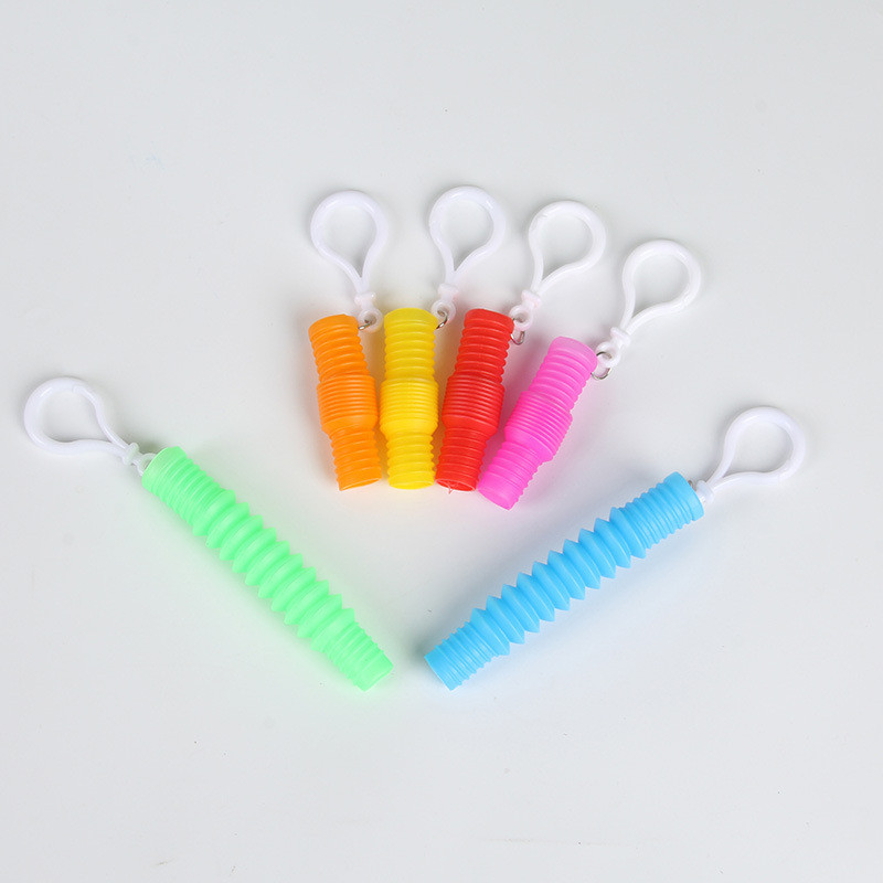 1236Pcs Mini Keychains Pop Tube Sensory toys Fidget Pop Tube Bulk Party Gifts, Stress Relieving