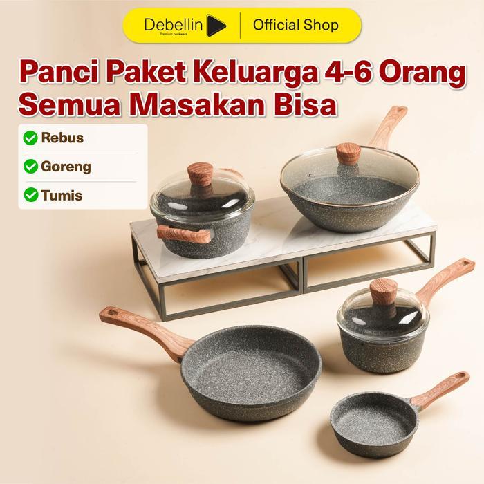 Debellin Premium Cookware Set - Lifestyle Granite Package