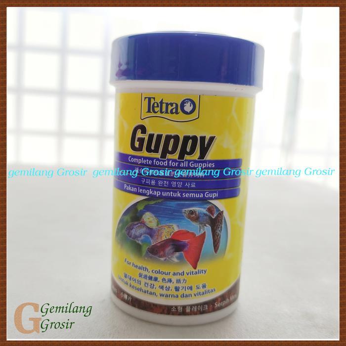 Tetra Guppy Pakan Lengkap Untuk Semua Ikan Guppy Pakan Ikan Gupi Tetra