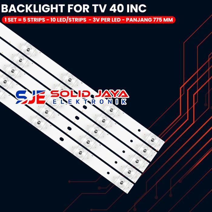 Produk Terbatas Backlight Tv Led 40 Inch Led40D1000 Led40D1200 40D1000 40D1200 Lampu Bl Led 40D 10K