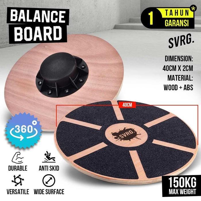 SVRG Balance Board - Wobble Board - Papan Latihan Keseimbangan - Gym