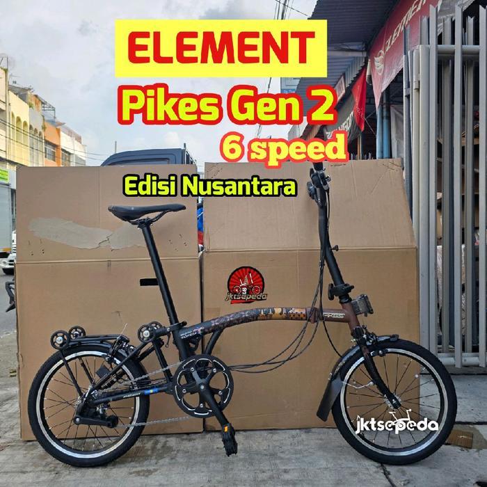 Sepeda Lipat Element Pikes Gen 2 Nusantara
