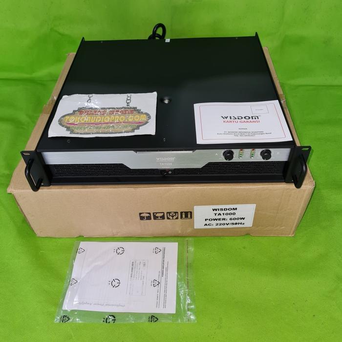 Power Wisdom Ta1000 Power Amplifier #Gratisongkir