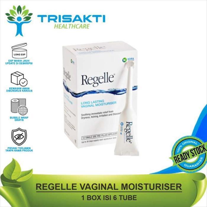 Ready Regelle Vaginal Moisturizer Isi 6 Tube - Pelembab Miss V Kering Anti Gatal Original 100%
