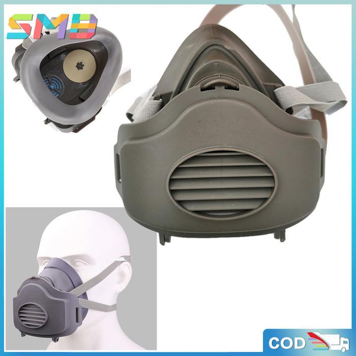 Masker Gas Respirator Filter-Pelindung Debu Gas Mask-Masker Polusi