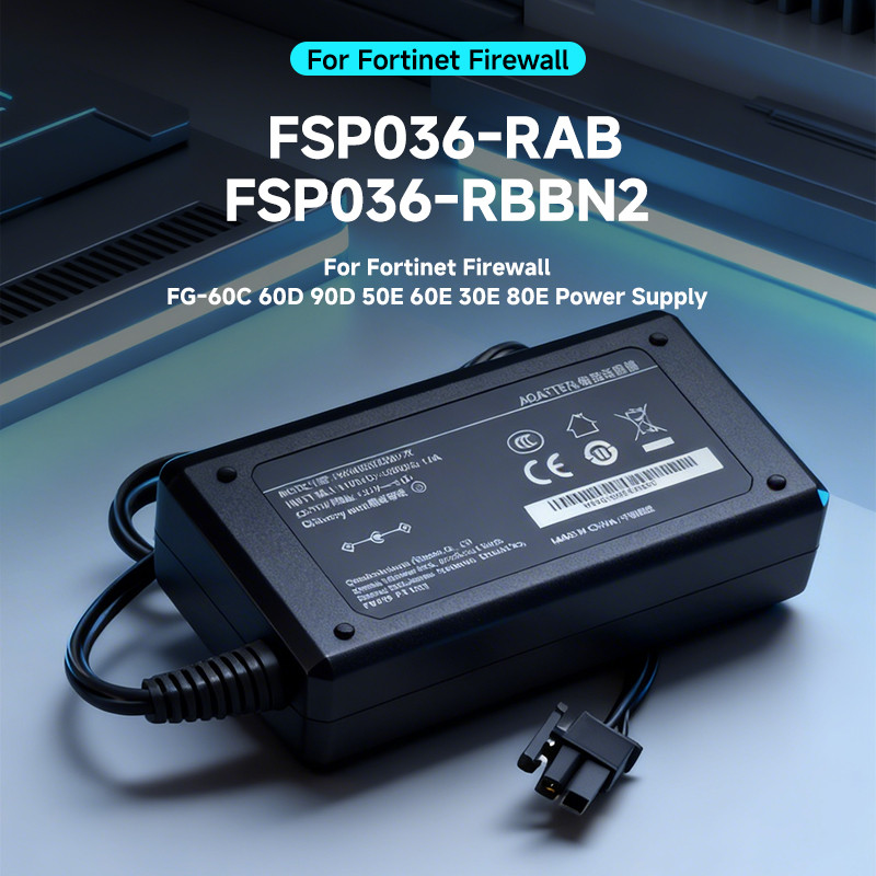 12V 3A AC Adapter Charger for Fortigate Fortinet Firewall FG-60C 60D 90D 50E 60E 30E 80E, FSP036-RAB