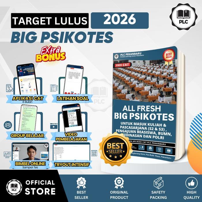 PLC - Buku Psikotes 2026 Spesial Big Psikotes Terupdate + Tryout Online
