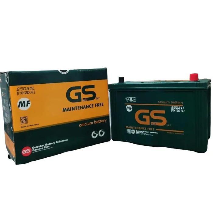 Aki Mobil KERING GS MF NX120-7L 95D31L 12V 110Ah AKI KERING PAJERO FORTUNER DIESEL HILUX BERGARANSI 