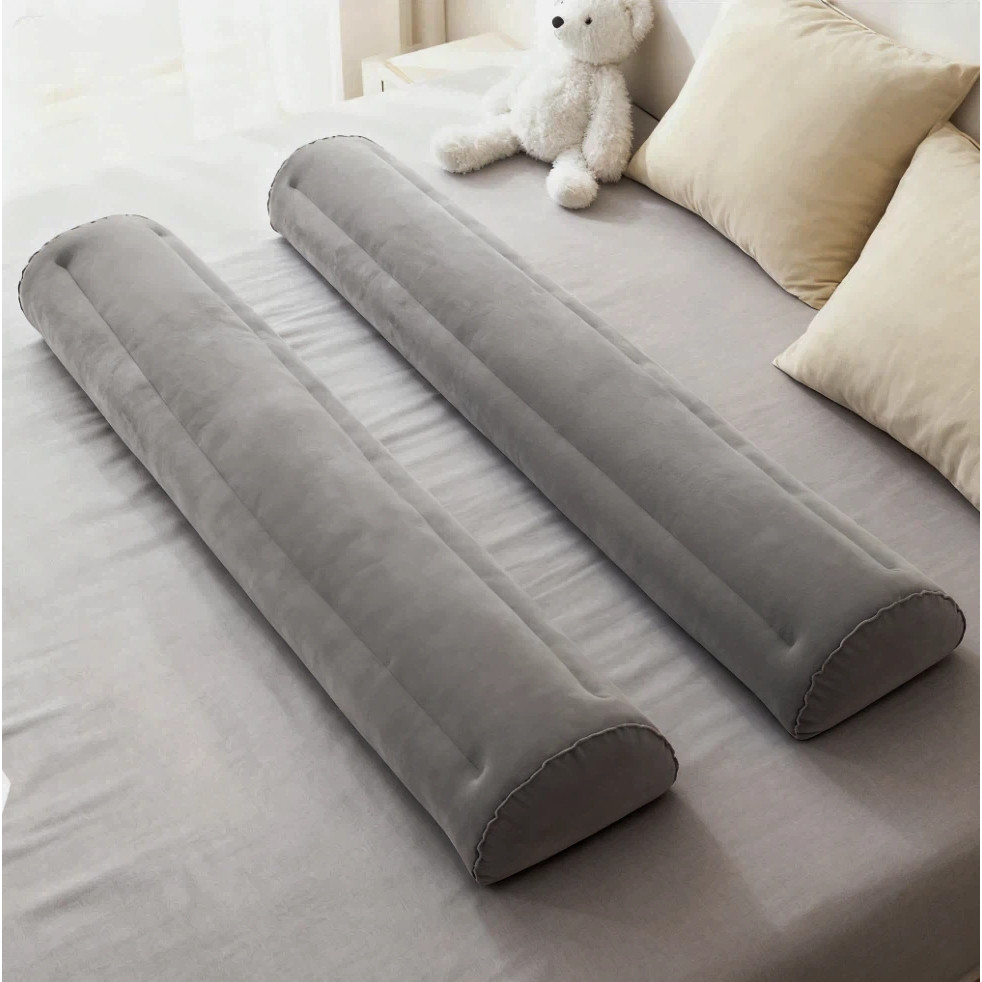 1/2 Travel Bed Rail, Inflatable Folding Travel Bed Rail, Portable Inflatable Bed Guardrail, Suitable