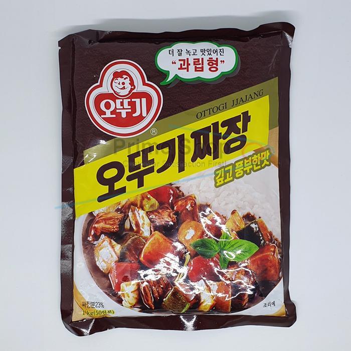Ottogi Jjajang Sauce 1KG Bumbu Saus Kacang Hitam Jajang Korea Import