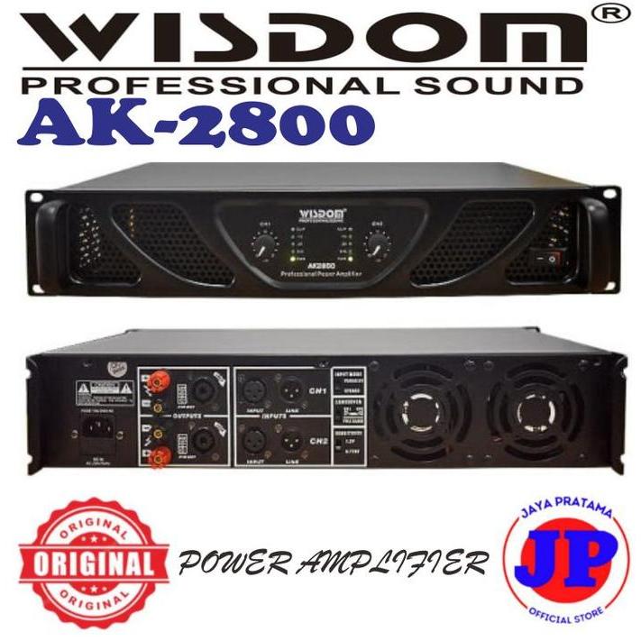 Wisdom AK-2800 Power Amplifier Original AK2800
