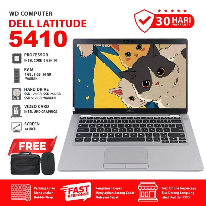 Dell Latitude 5410 Intel Core I5 Gen 10 I Ram 32 Gb Ssd NVME 1 TB I Windows 11 I Bonus Mouse Dan Tas