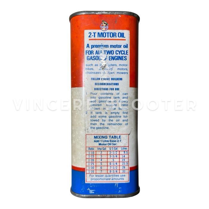 Acomemart- Oli Esso 2T Oil Vintage Lawas Vespa