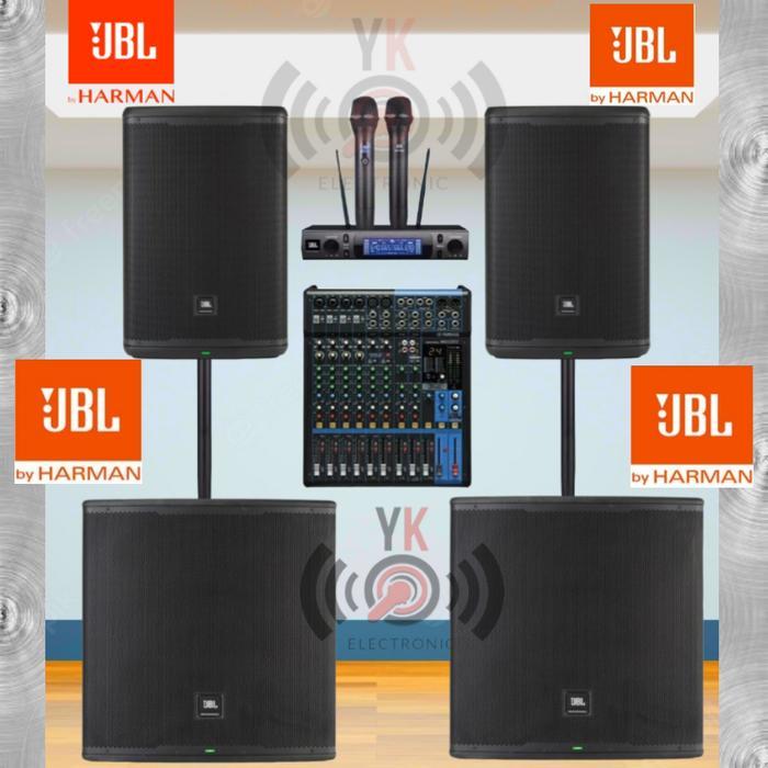 PAKET KARAOKE JBL 15 INCH JBL EON 715 SUBWOOFER JBL 18 INCH ORIGINAL