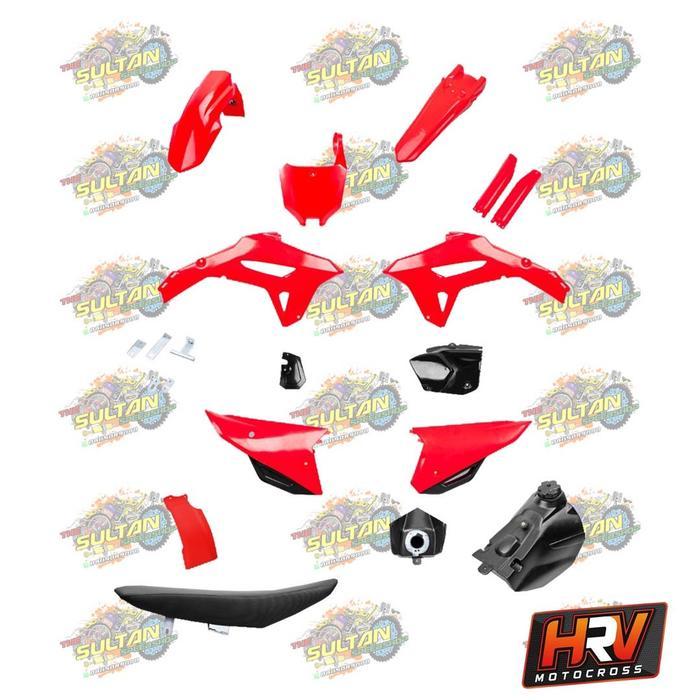 BODY FULL SET CRF 450R 2022 PNP CRF 150 L HRV - HITAM