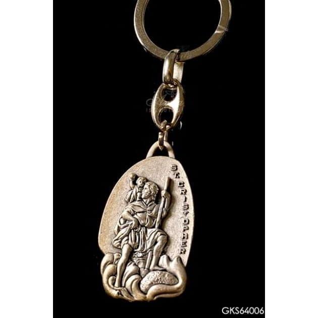 Gantungan Kunci St.Christopher Metal Rohani