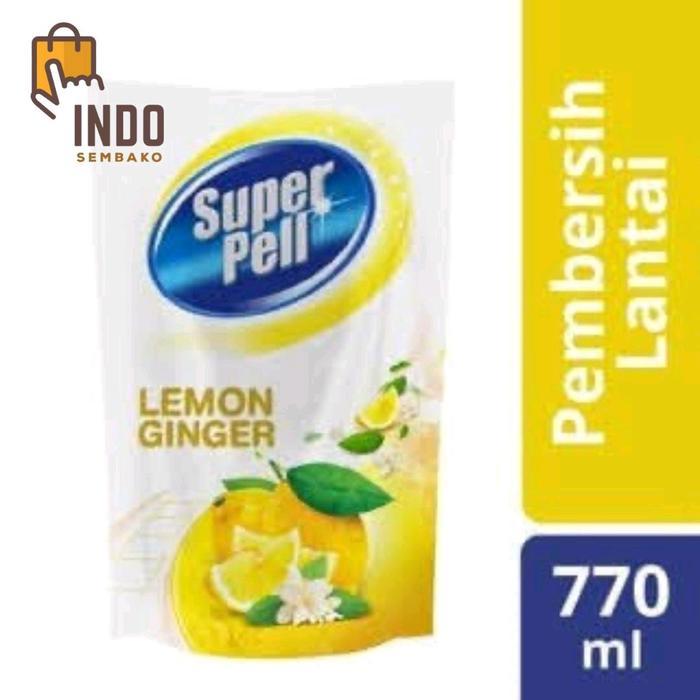 Wow" Super Pell Pembersih Lantai 770G Isi 12/ Superpel / Super Pel Dus 770G X12 Sachet