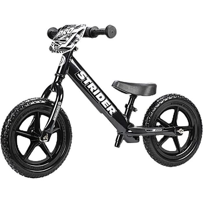 SEPEDA ANAK PUSHBIKE STRIDER 12 PRO BALANCE BIKE - Black