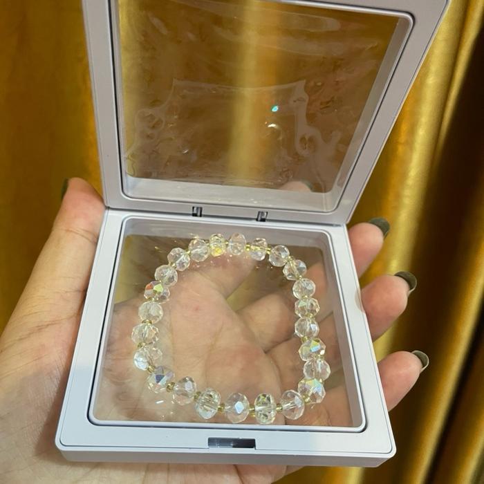Gelang Batu Kristal Putih Untuk Orang Terkasih dan Modelnya Elegan