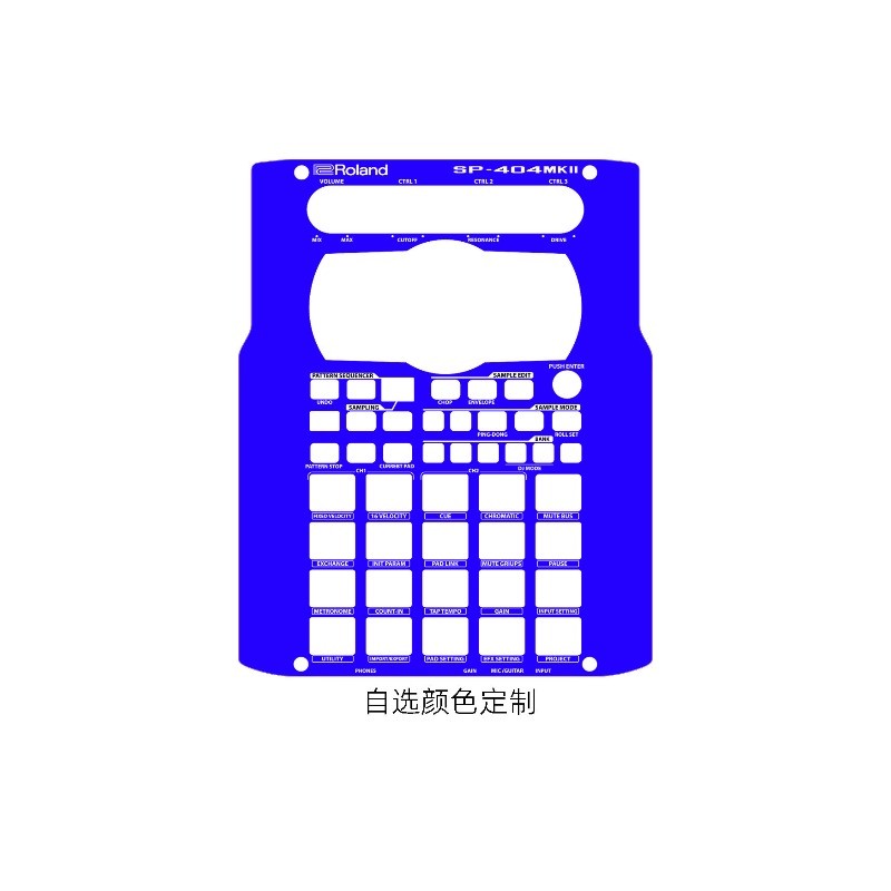 Roland SP404 MK2 Sampler Panel Film Roland Colorful Stickers