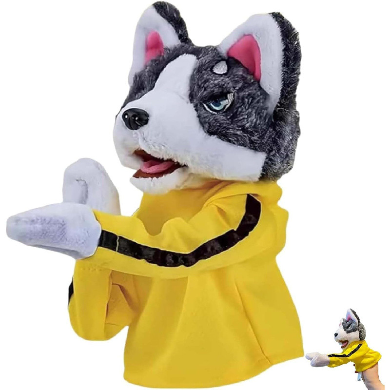 Kung Fu Husky, Husky Funny Sound Effects Quirky Electric Dog Toy Cute And Interesting Doll Puppy