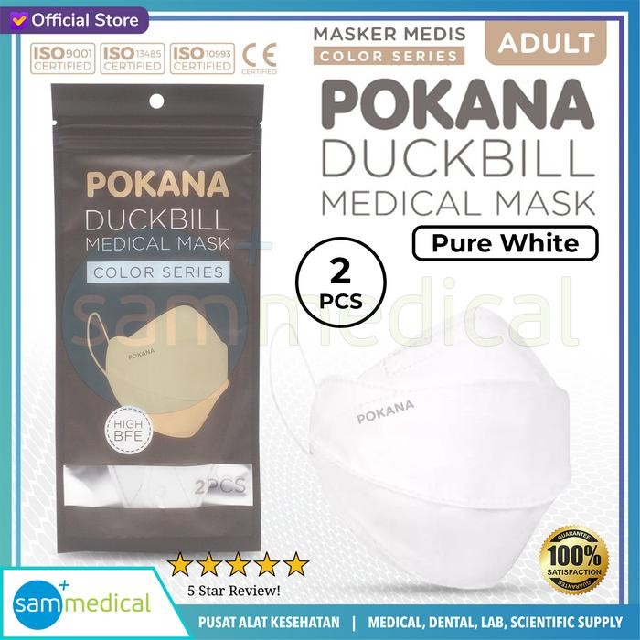 New Pokana Masker Duck Bill / Duckbill Medical Mask / Masker medis @2pcs