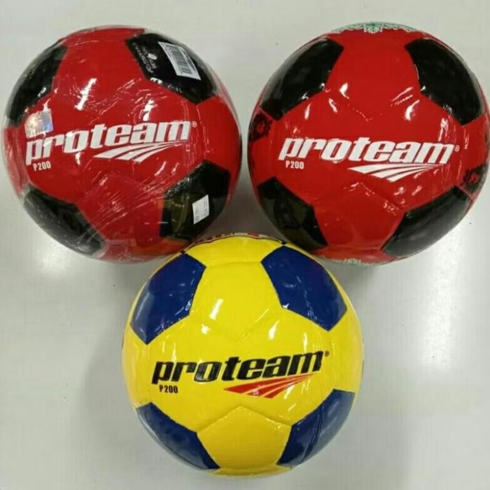 BOLA SEPAK KAKI SIZE 4 PROTEAM ORIGINAL GAMBAR LOGO CLUB BOLA