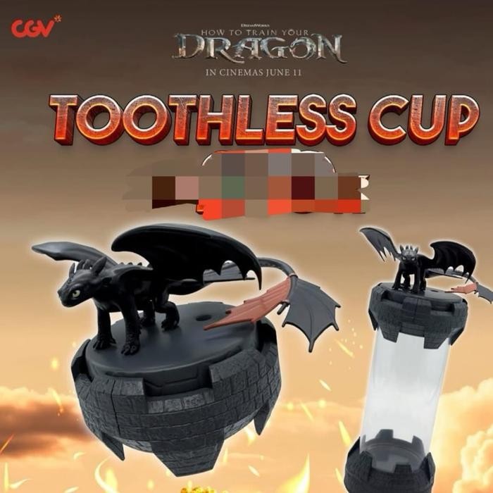 Exclusive Toothless Cup Tumbler How To Train Your Dragon, CGV