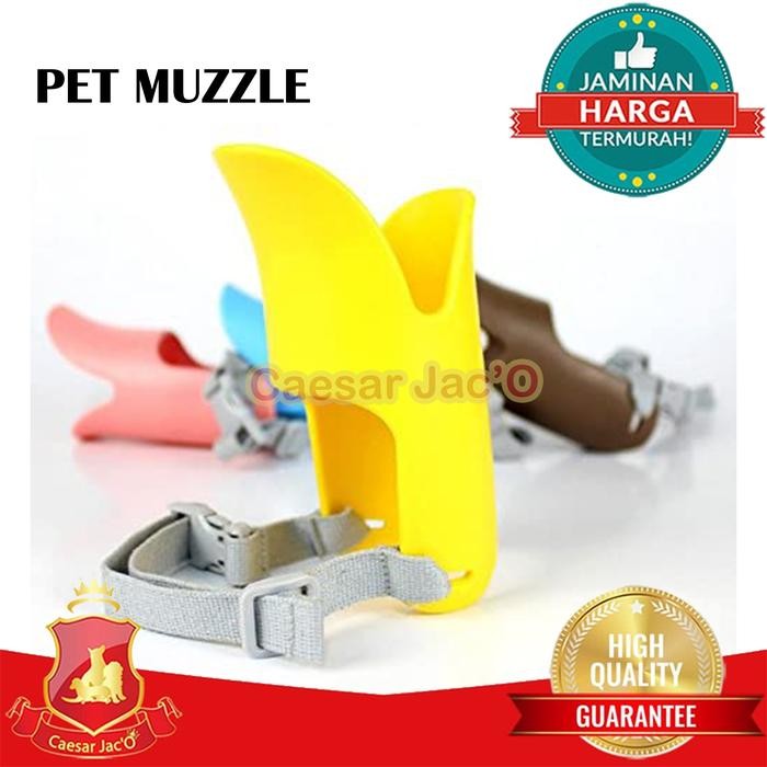 SALE Penutup Mulut Anjing Kucing Hewan Silikon / Pet Muzzle Dog Cat Duck