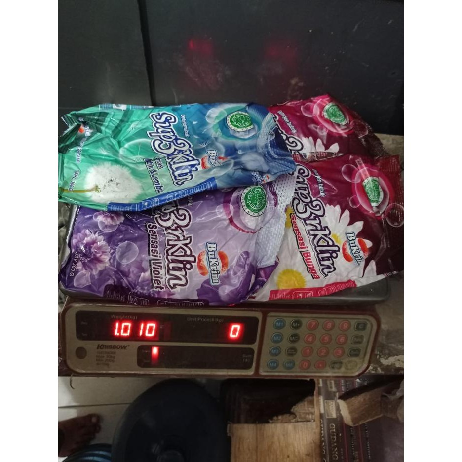 Sabun cuci deterjen detergent bubuk curah bersih 1 kg kiloan 1000 gr