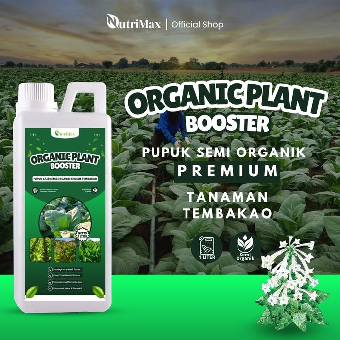 Do- ORGANIC PLANT BOOSTER TEMBAKAO 1 LITER - Pupuk Organik Cair Premium untuk Tanaman Daun Tembakao