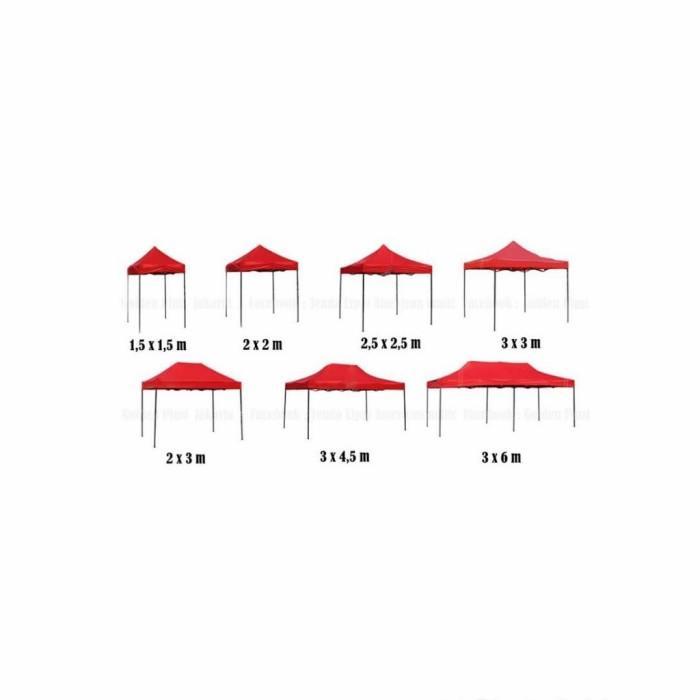 Atap tenda lipat 1,5x1,5 khusus tenda lipat