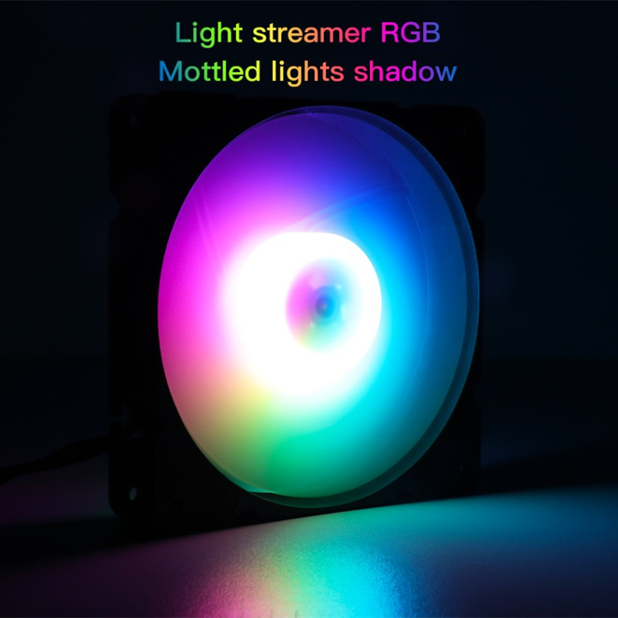 Segotep 120mm Computer Case Cooling Fan RGB Radiator Cooler Fans 5V 3Pin ARGB Aura Sync Mute PC Fan 