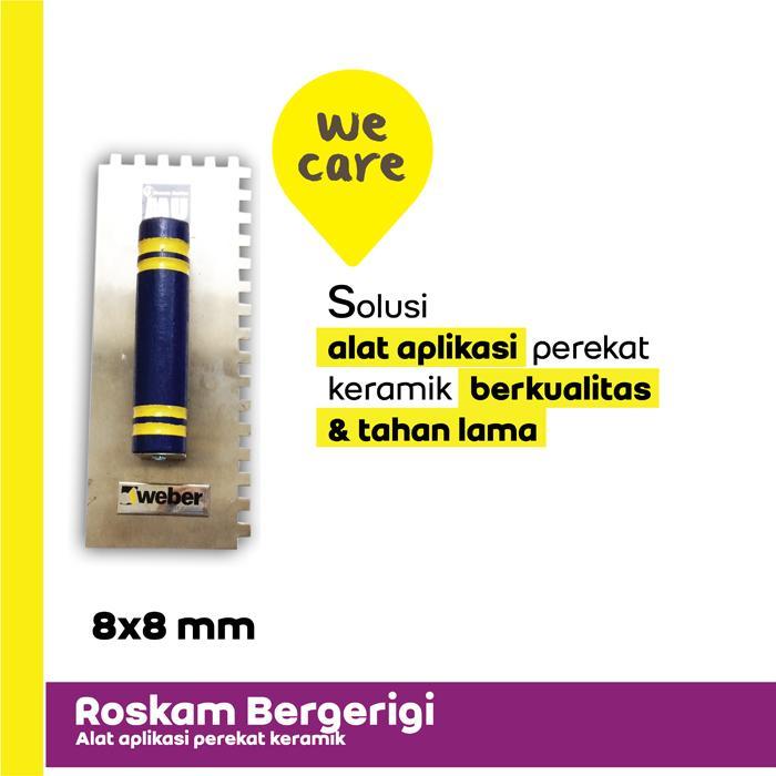 Mortar Utama Roskam Keramik Bergigi 8 mm