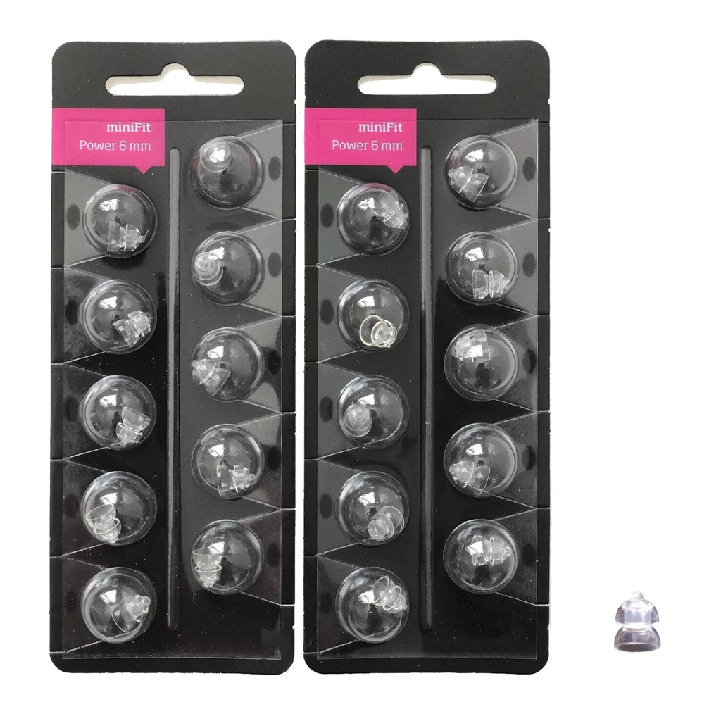3 Packs Oticon miniFit 6mm Power Domes For Oticon Hearing Aids. 30