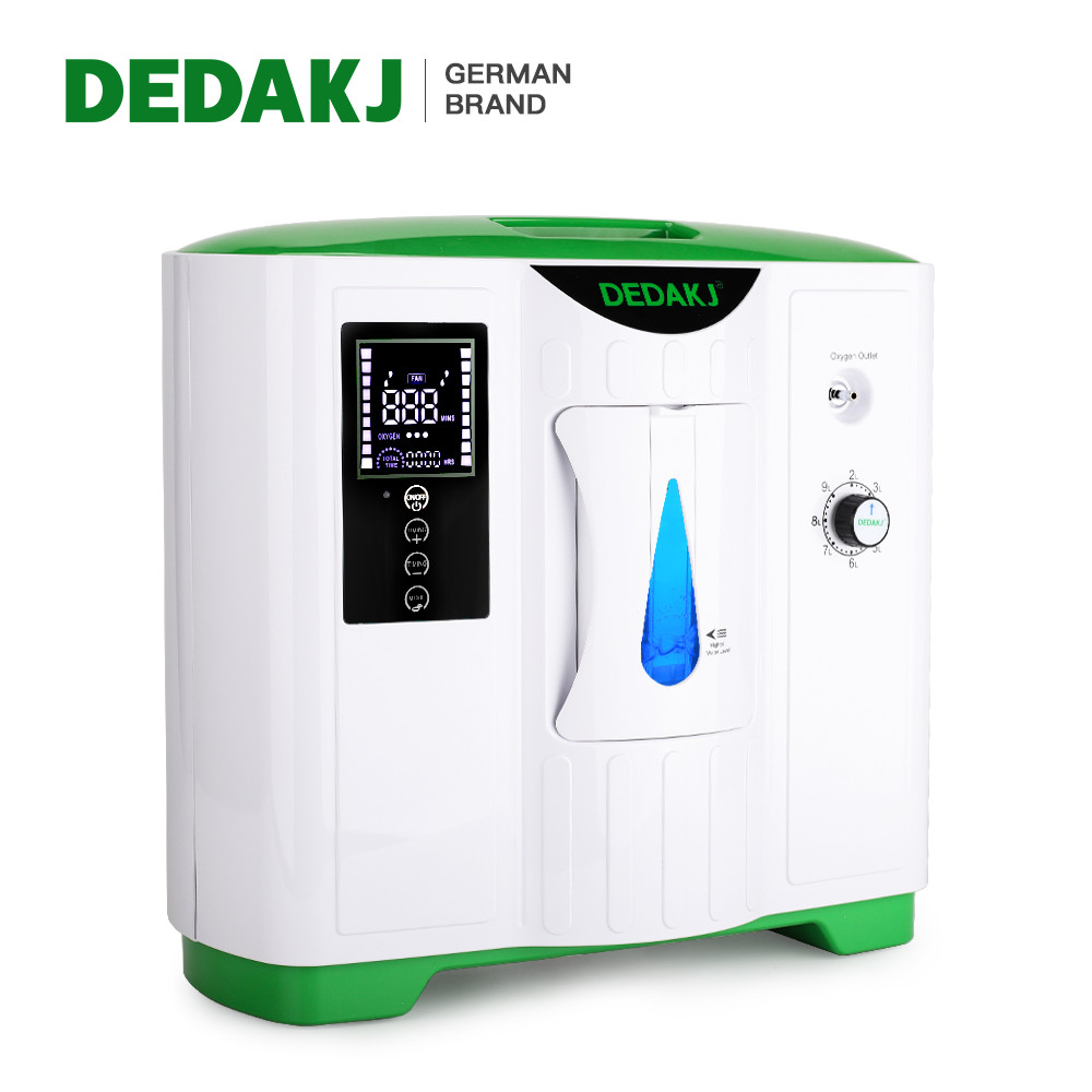 DEDAKJ German Brand 2L-9L Portable Oxygen Concentrator Low Operation