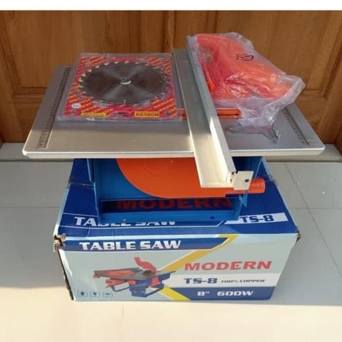 Modern TS-8 Table Saw 8" 8 inch Meja Gergaji Potong Kayu TS8 Mesin