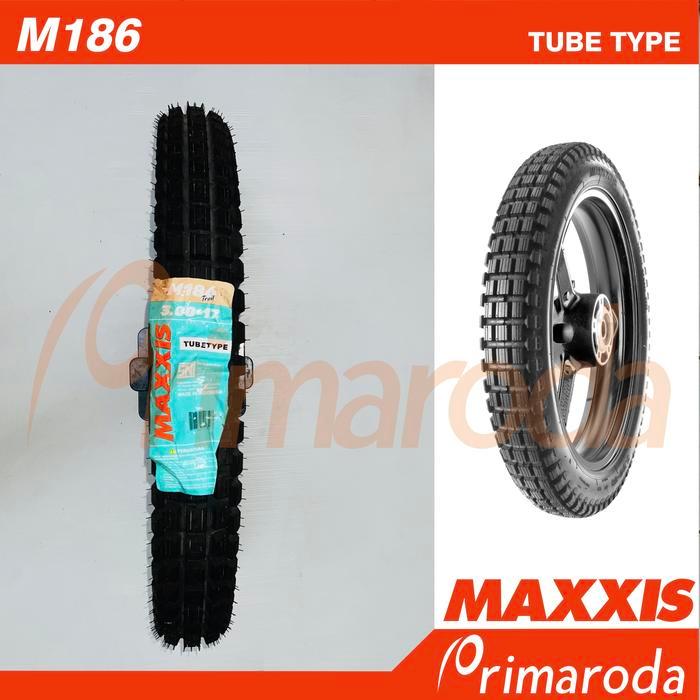 Ban motor Trail MAXXIS M186 3.00 Ring 17 3.00-17 Tube Type