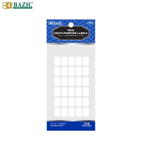 Bazic Multi Purpose Labels No. 111 - Label Kertas