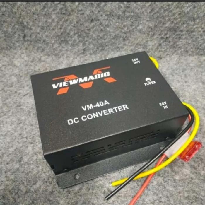 VIEWMAGIC VR-40A CAR CONVERTER STEP DOWN DC 24V 12V 40A MURAH