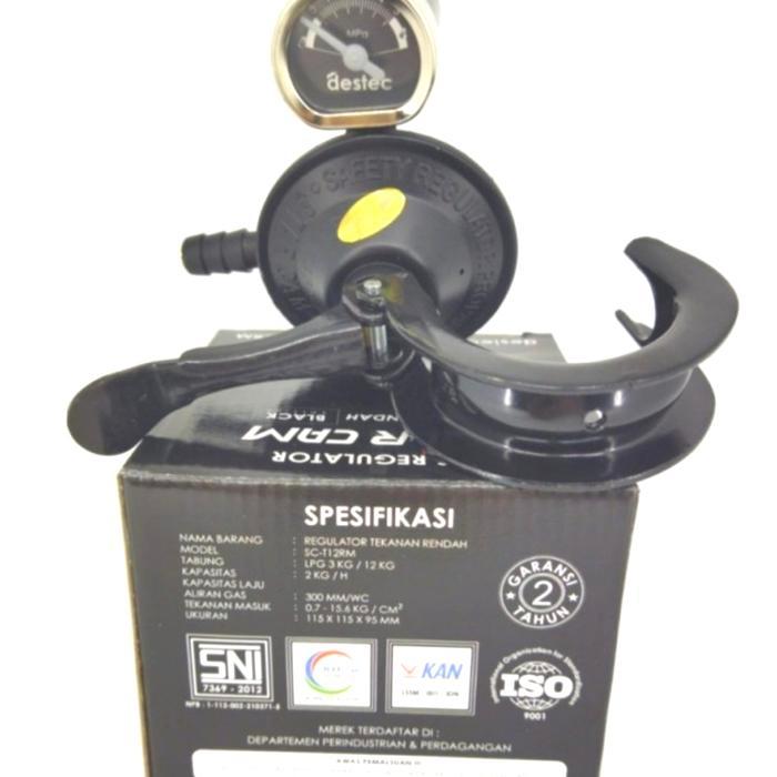 Regulator Gas Starcam + Meter - Kepala Gas Starcam + Meter Gratisongkir