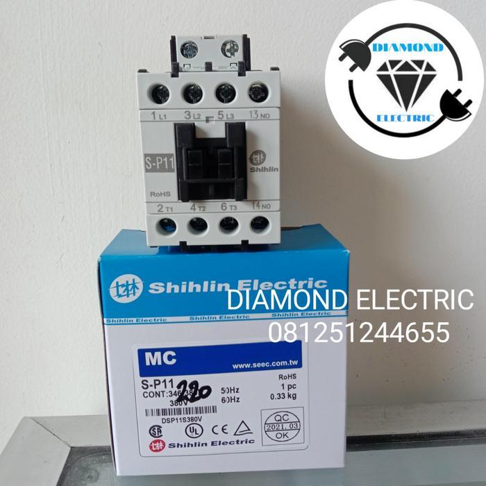 Magnetic Kontaktor Shihlin S-P11 3P 110V 220V 380V / Sp 11 Shihlin New